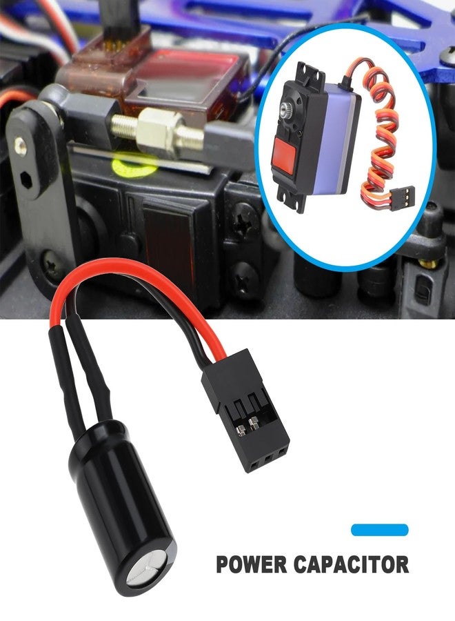 كريت آيديا مكثف طاقة Create Idea عدد 2، سعة 4700 ميكروفاراد، 25 فولت، طراز SAV-PC-01، مع موصل ثلاثي الأطراف، مناسب لمحرك سيرفو نموذج التحكم عن بعد - Image 4